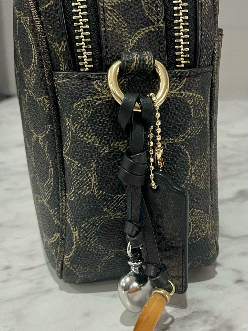 Carey Crossbody Bag
In Loved Signature Canvas With Charms - Picture 5 of 16